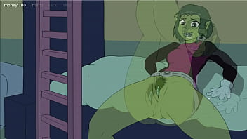 Eighteen Titans Episode 5 - Beast Girl green Pussy
